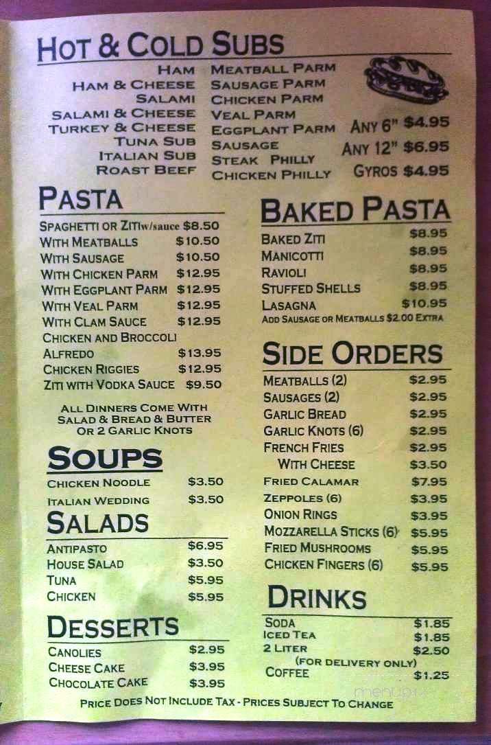 Sami's Pizza - Palm Coast, FL menu_pic