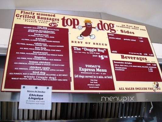 Rebel Dog - Oakland, CA menu_pic