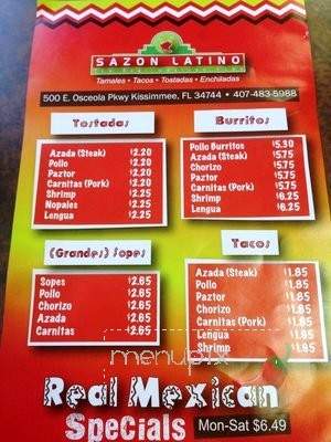 Blue J's Grill - Washington, IN menu_pic