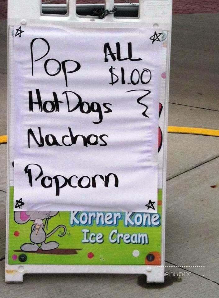 Korner Kone Eats N’ Treats - Dallas Center, IA menu_pic