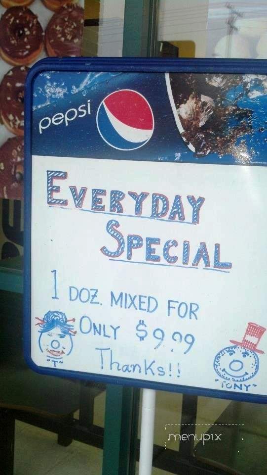 Intown Donutz - Kernersville, NC menu_pic