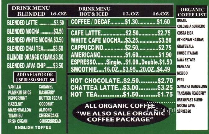 Intown Donutz - Kernersville, NC menu_pic