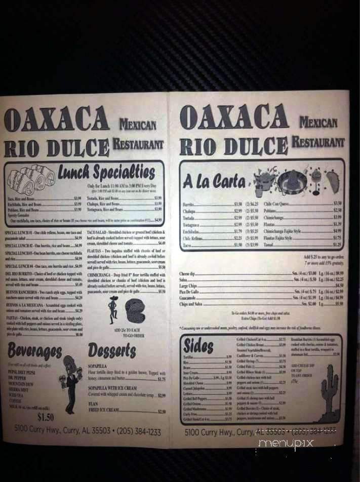 /380185758/Oaxaca-Rio-Dulce-Mexican-Restaurant-Jasper-AL - Jasper, AL