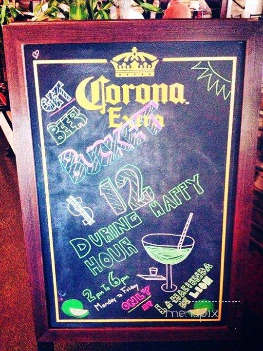 La Hacienda De Leon - Marrero, LA menu_pic