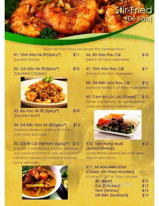 Amango - Toledo, OH menu_pic