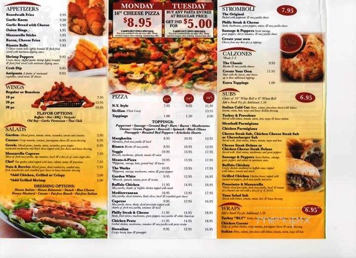 Pronto Pizza Kitchen - Severna Park, MD menu_pic