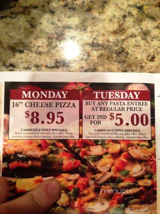 Pronto Pizza Kitchen - Severna Park, MD menu_pic