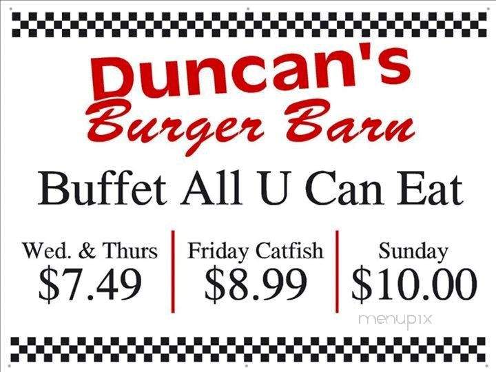 Duncan's Diner - Henderson, KY menu_pic