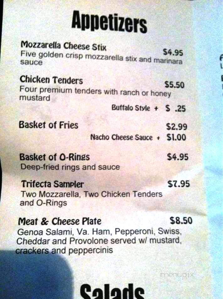 Bean Dog's - Somerset, PA menu_pic