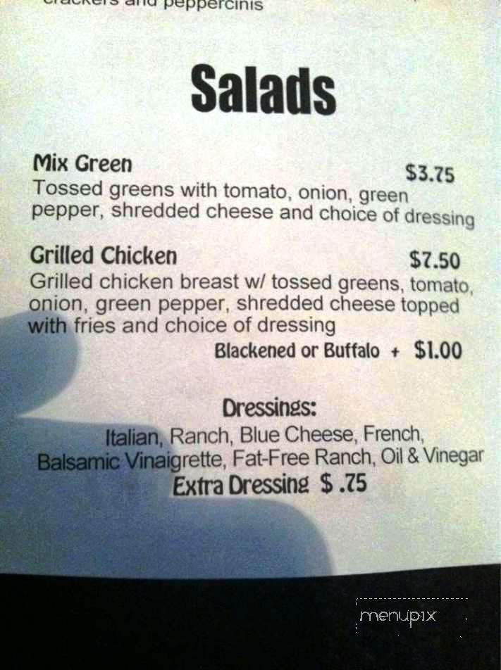 Bean Dog's - Somerset, PA menu_pic