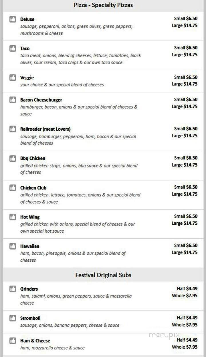Magic Moments - Indianapolis, IN menu_pic
