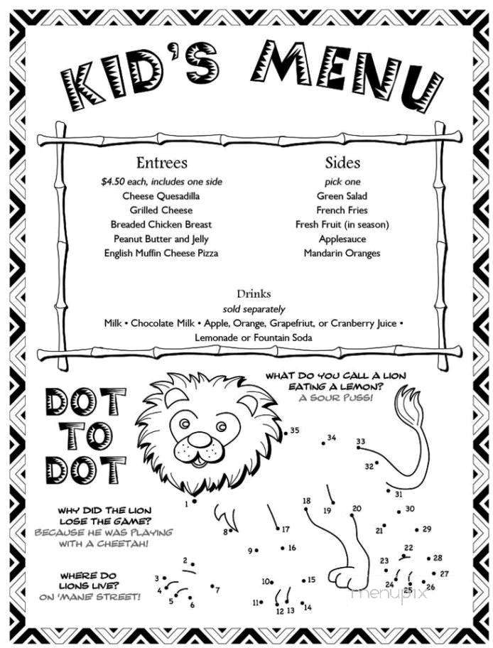 Java Joe's cafe - Hancock, MA menu_pic