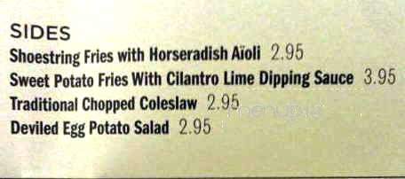 Sixth Pine - Salt Lake City, UT menu_pic