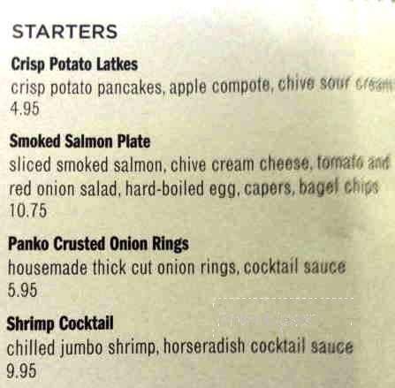 Sixth Pine - Salt Lake City, UT menu_pic