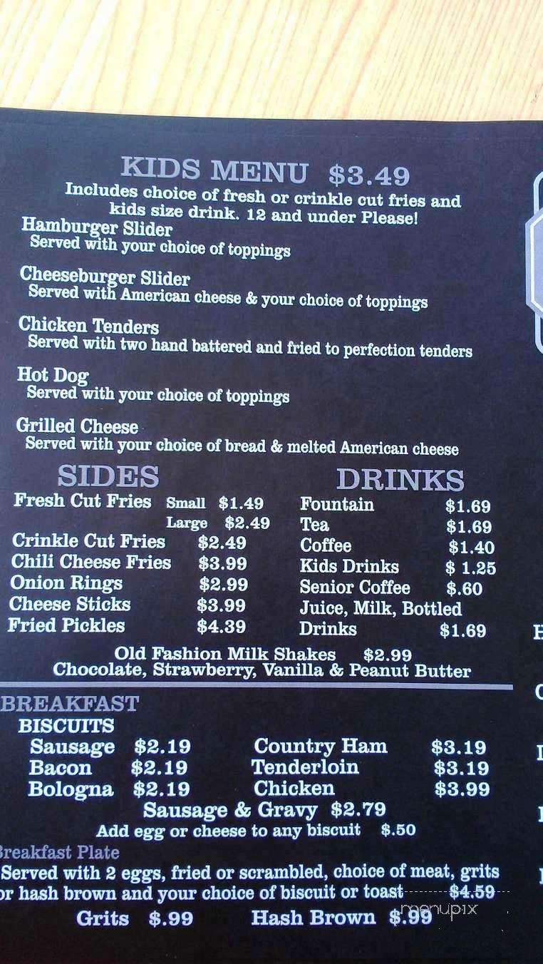 The Burger Stop - Cumming, GA menu_pic