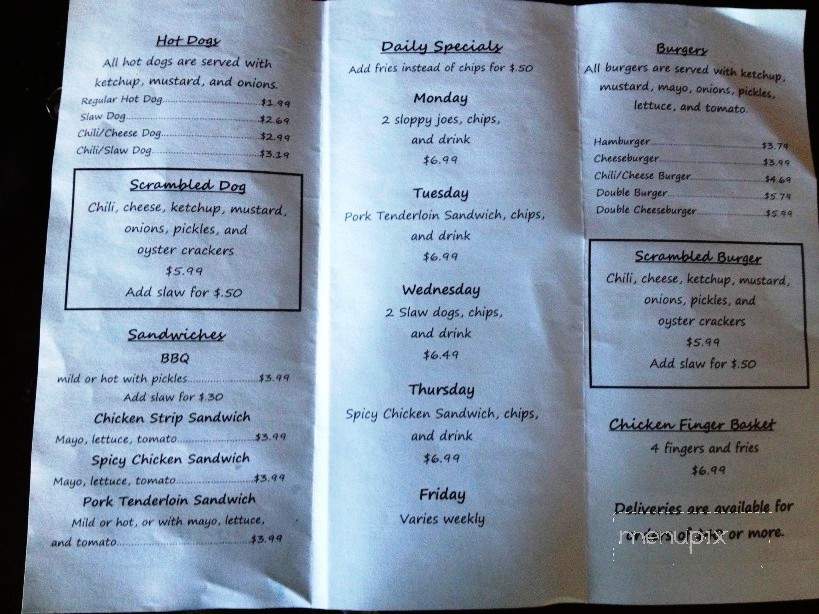 Lunch Box - Opelika, AL menu_pic