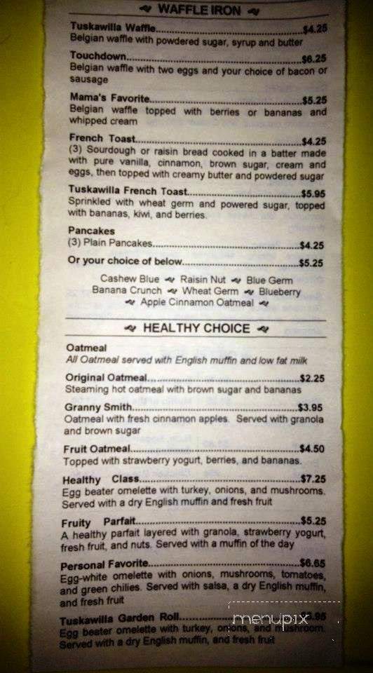 Breakfast Club of Tuskawilla - Oviedo, FL menu_pic