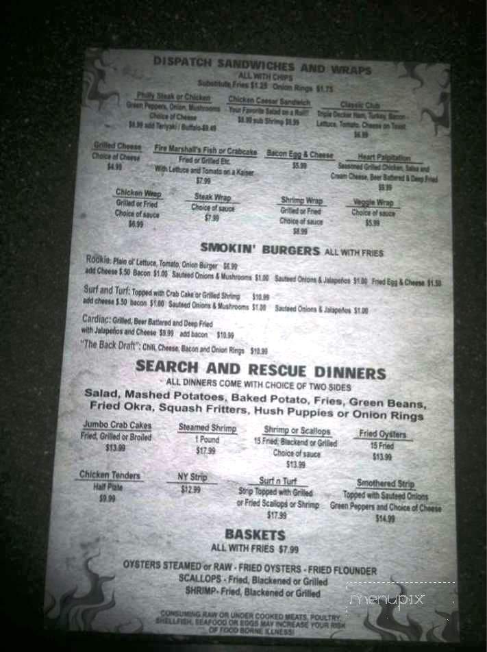 Code 3 Tavern - Portsmouth, VA menu_pic