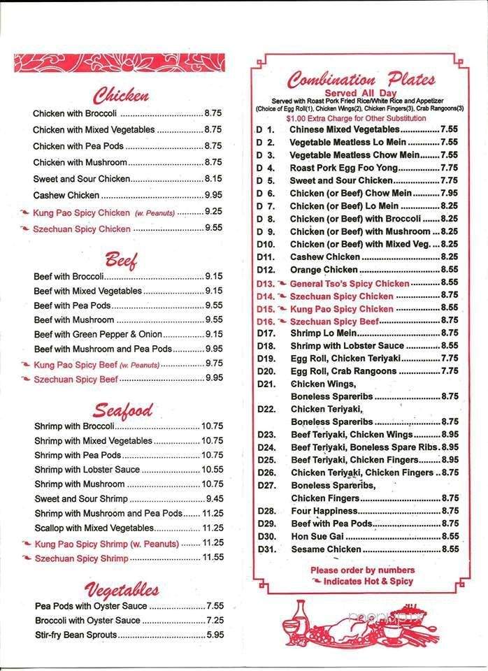 Lotus Blossom - Farmington, ME menu_pic