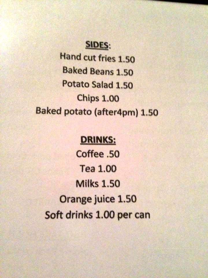 Carrollton Cafe - Lexington, MS menu_pic