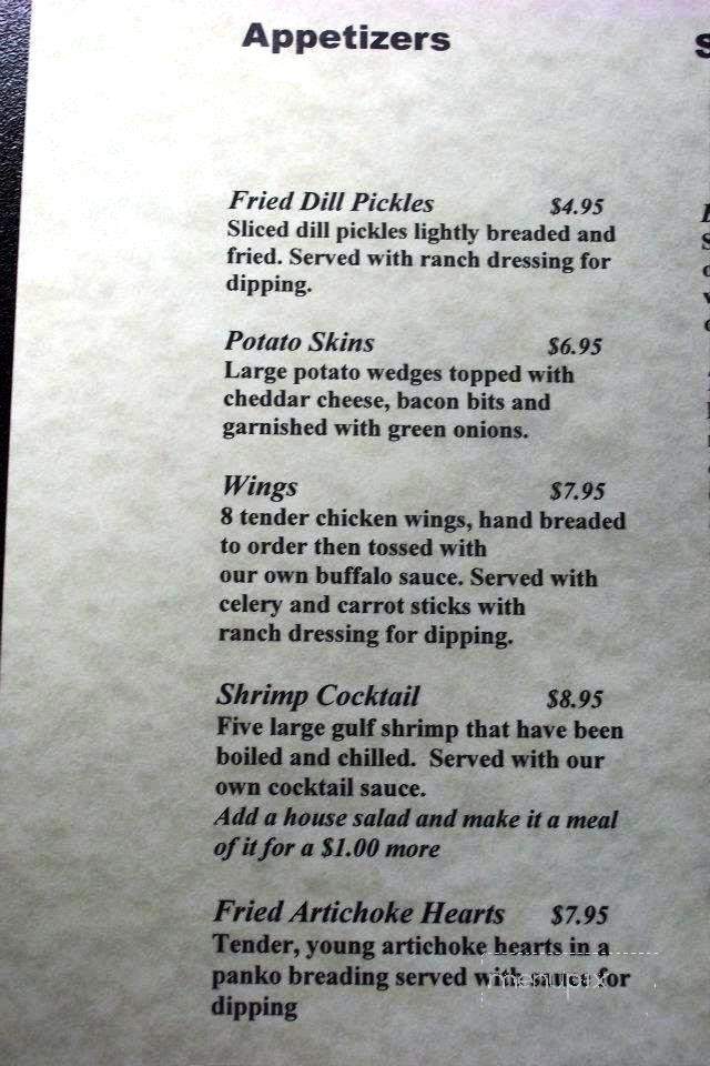 Gypsy Sally's - Clanton, AL menu_pic