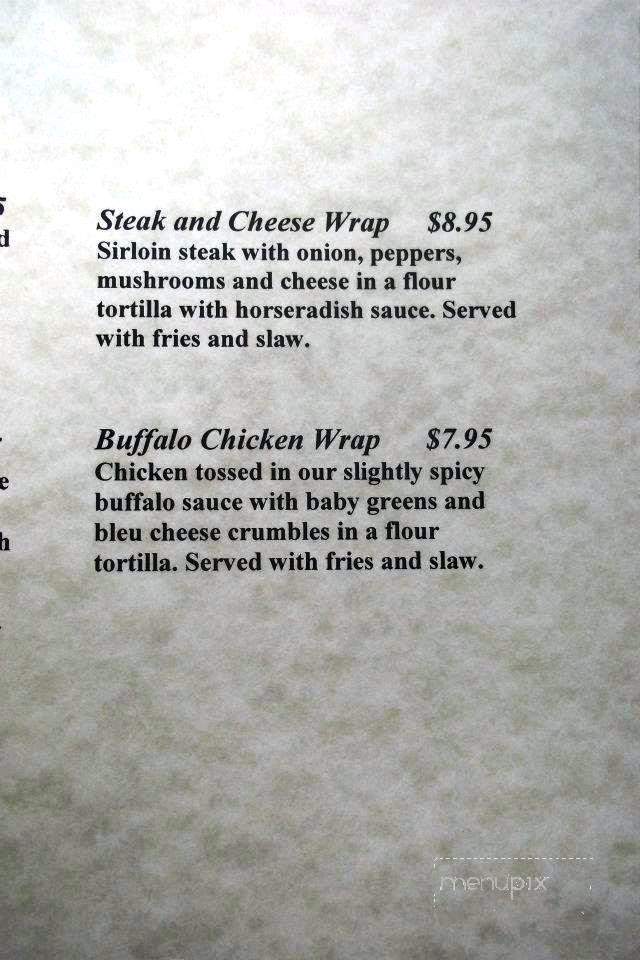 Gypsy Sally's - Clanton, AL menu_pic