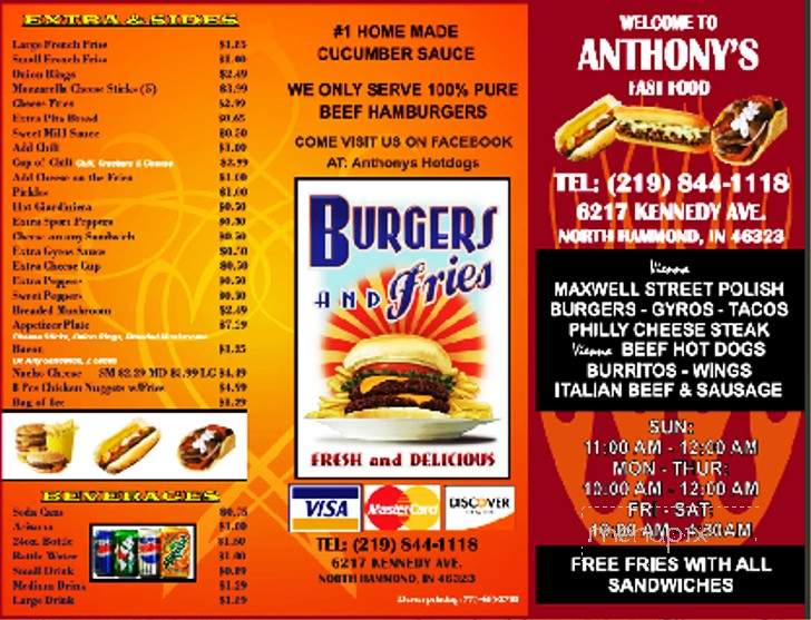 /380188917/Anthonys-Fast-Food-Hammond-IN - Hammond, IN