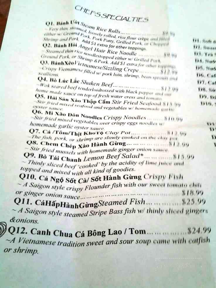 Pho Super 9 - Raleigh, NC menu_pic
