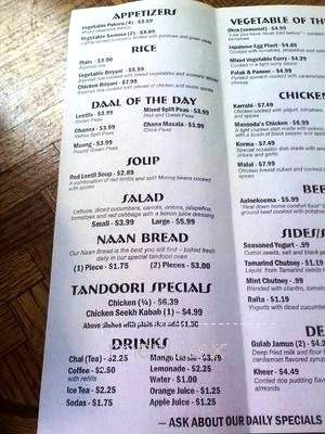 Sabah's - Lawton, OK menu_pic