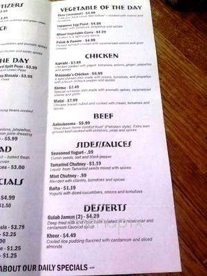 Sabah's - Lawton, OK menu_pic