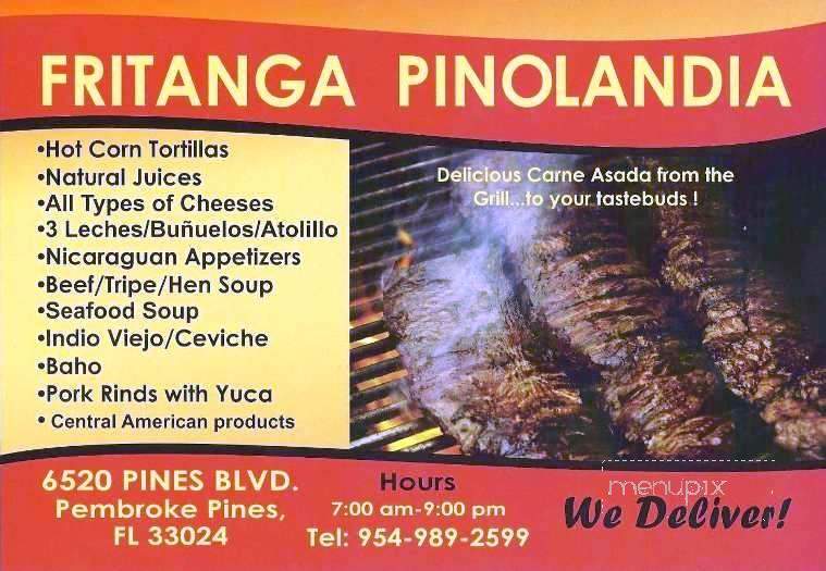 Fritanga Pinolandia - Pembroke Pines, FL menu_pic