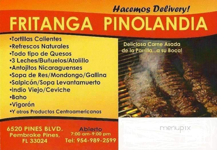 Fritanga Pinolandia - Pembroke Pines, FL menu_pic