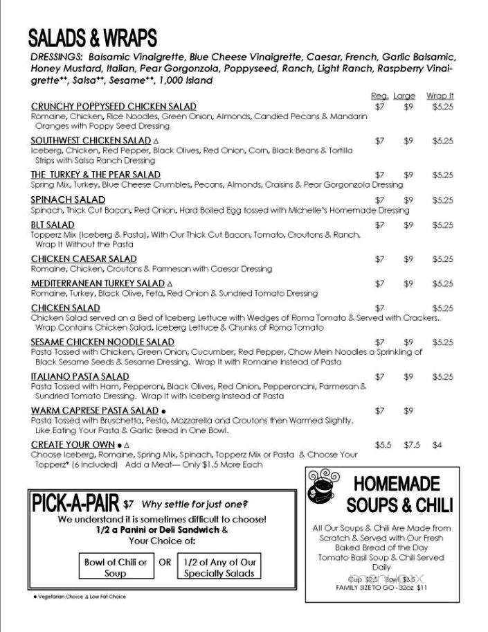 Topperz - Portage, IN menu_pic