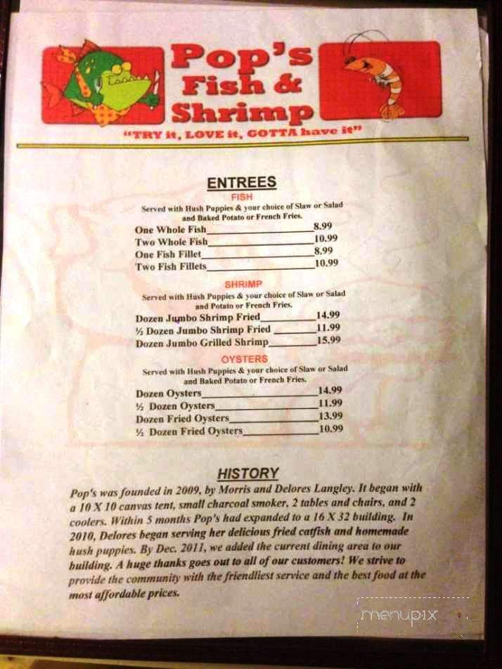 Pops BBQ - Columbus, MS menu_pic
