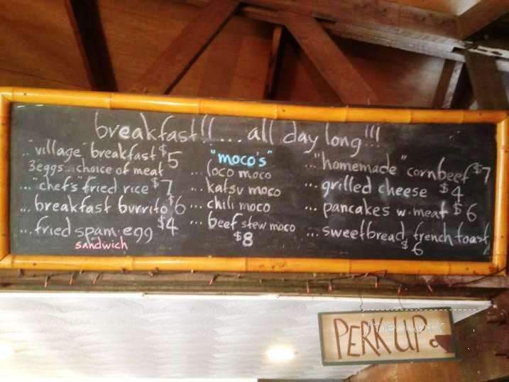 Dave's Plate and Coffee Shack - Waikoloa, HI menu_pic