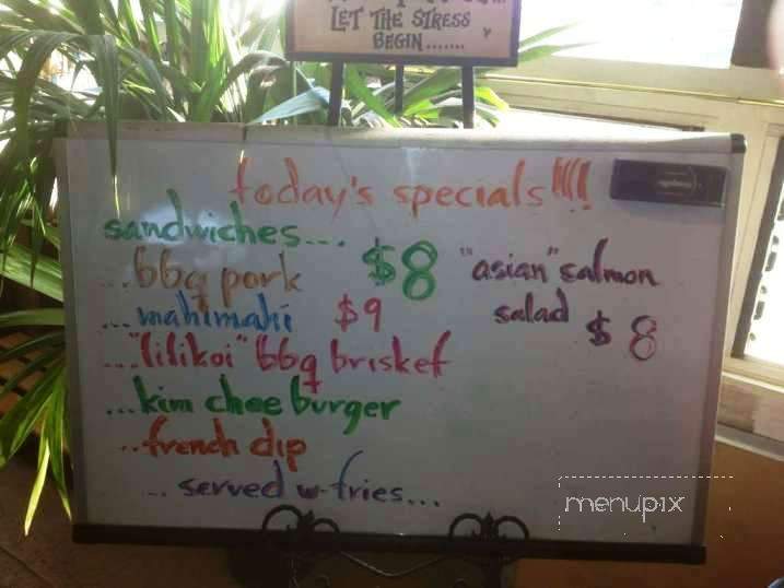 Dave's Plate and Coffee Shack - Waikoloa, HI menu_pic