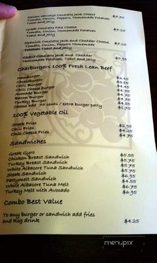 Breakfast Cafe - Oak Park, CA menu_pic