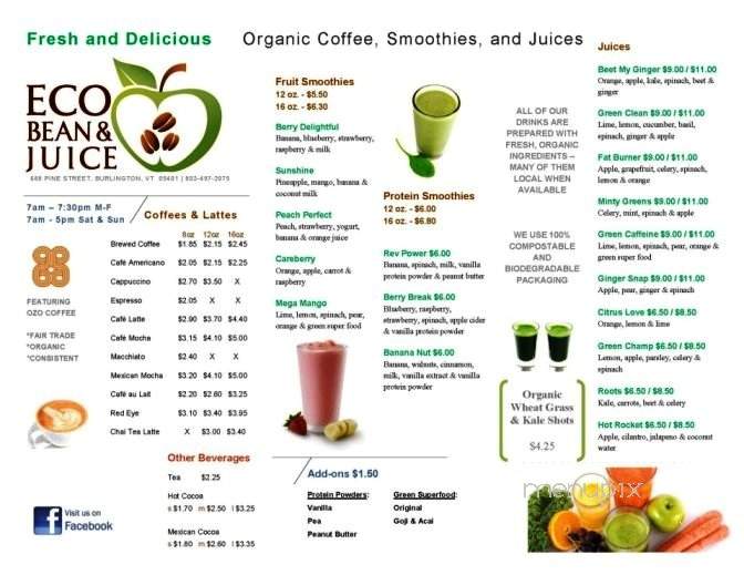 /380190185/Eco-Bean-and-Juice-Burlington-VT - Burlington, VT