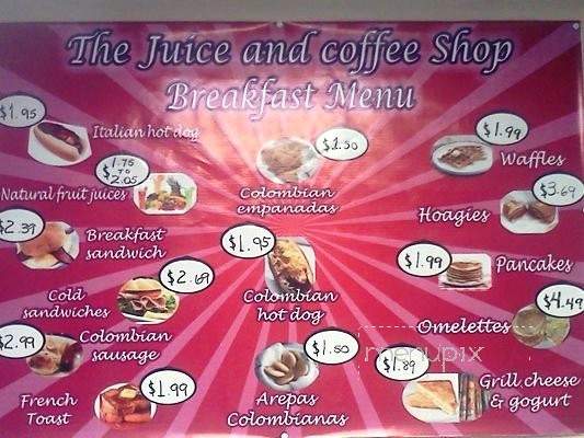 The Juice And Coffee Shop - Easton, PA menu_pic
