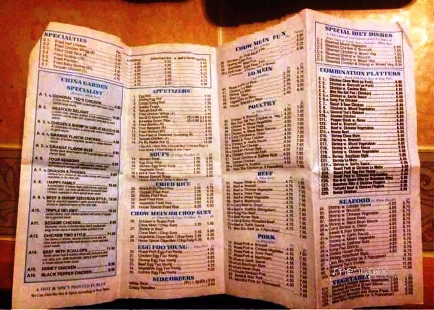 China Garden - Pawtucket, RI menu_pic
