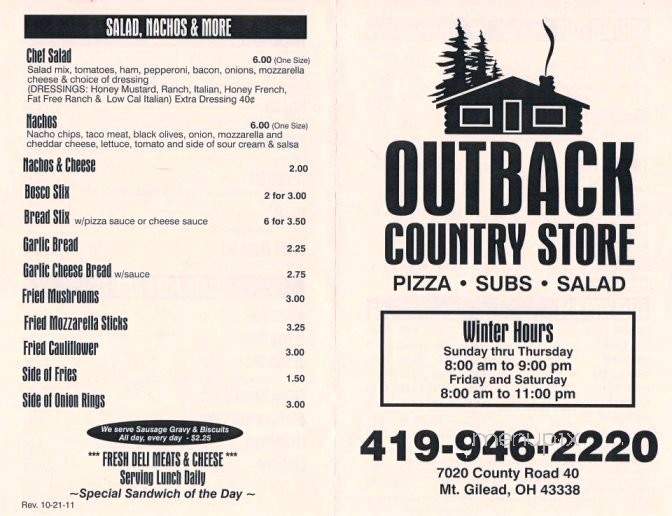 /380190642/Outback-Country-Store-Mt-Gilead-OH - Mount Gilead, OH