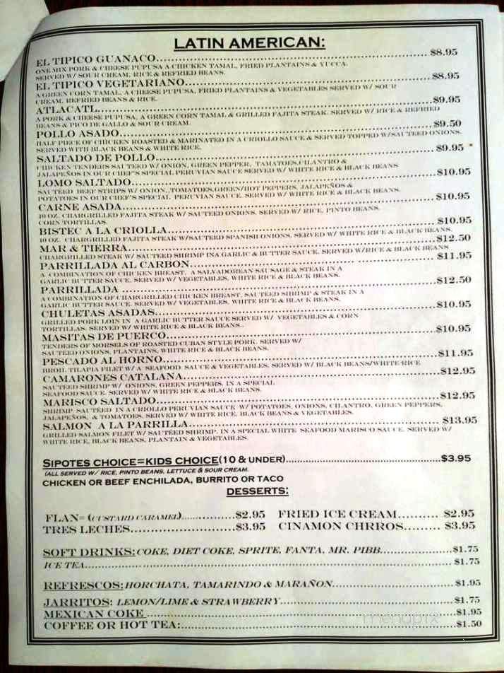 Delicia's - Lynchburg, VA menu_pic