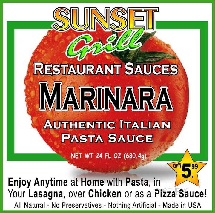 Sunset Grill - Summersville, WV menu_pic