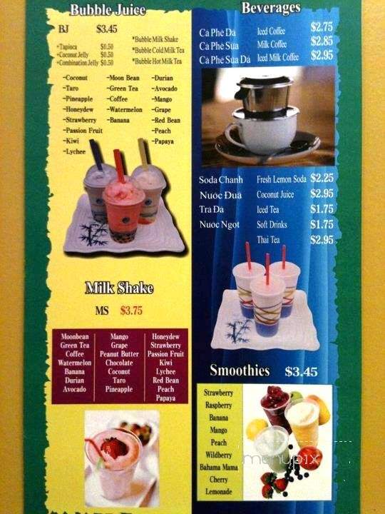 Pho Ever - Puyallup, WA menu_pic