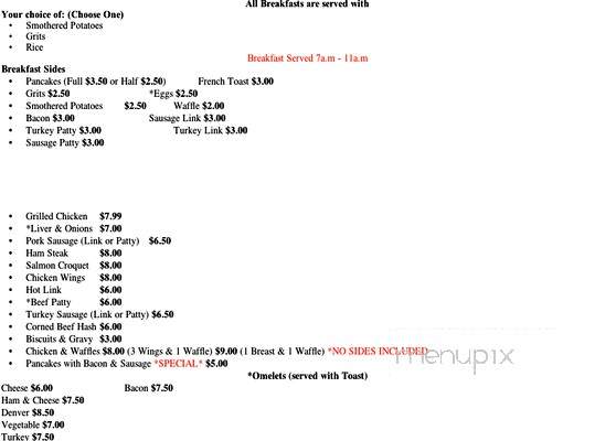 Soul Food Cafe - Las Vegas, NV menu_pic