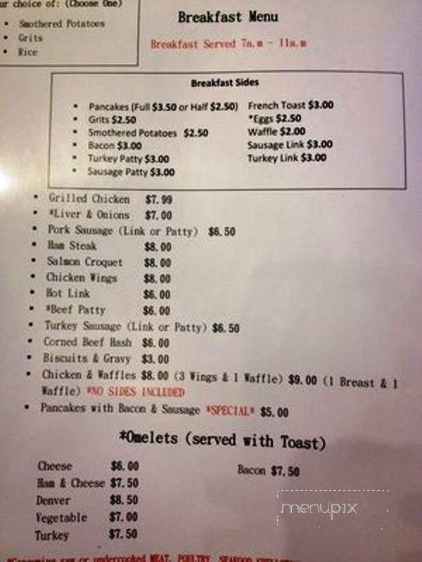 Soul Food Cafe - Las Vegas, NV menu_pic