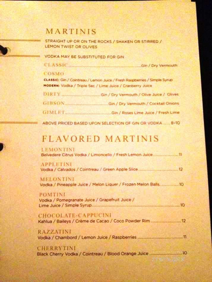 Library Lounge - Jackson, MS menu_pic