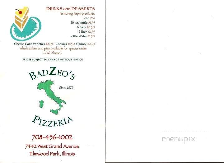 /380191677/Badzeos-Pizzeria-Elmwood-Park-IL - Elmwood Park, IL