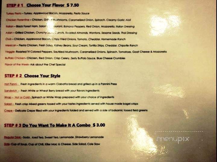 Soooo Good Gourmet Cafe - Springboro, OH menu_pic