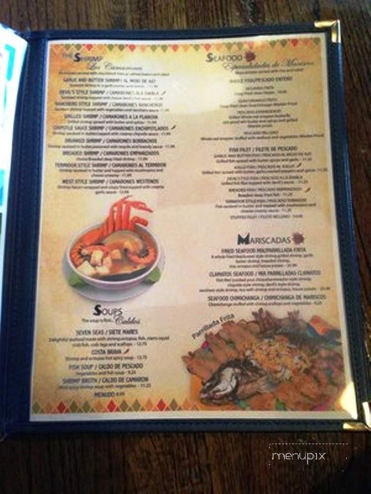 Clamatos - Georgetown, KY menu_pic